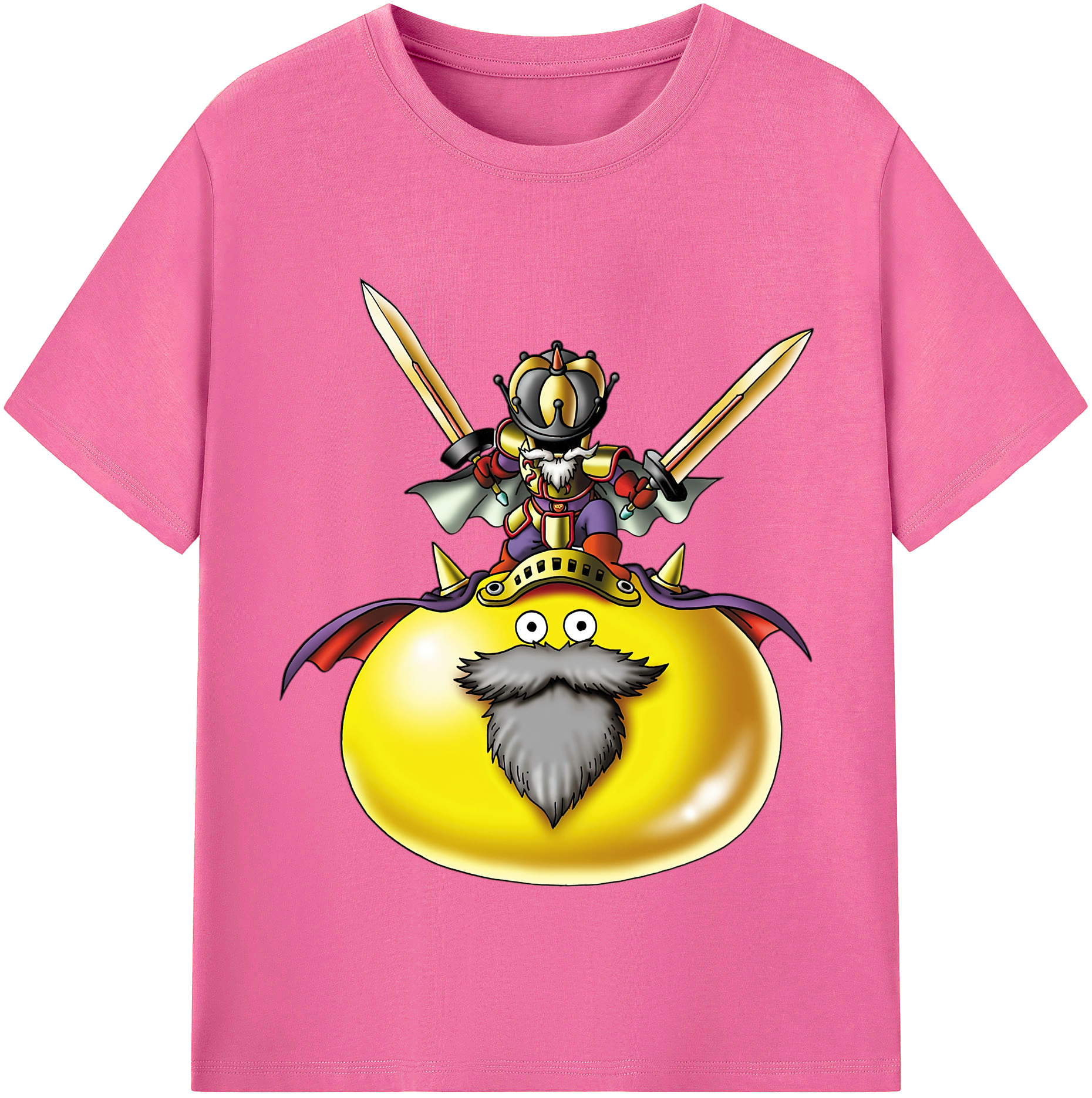 （画像用） ドラゴンクエスト Doragon Kuesuto Dragon Quest レディースカジュアルプリントTシャツ（綿100％）